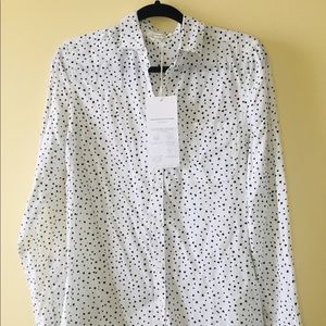 Women’s Button Down Heart Blouse